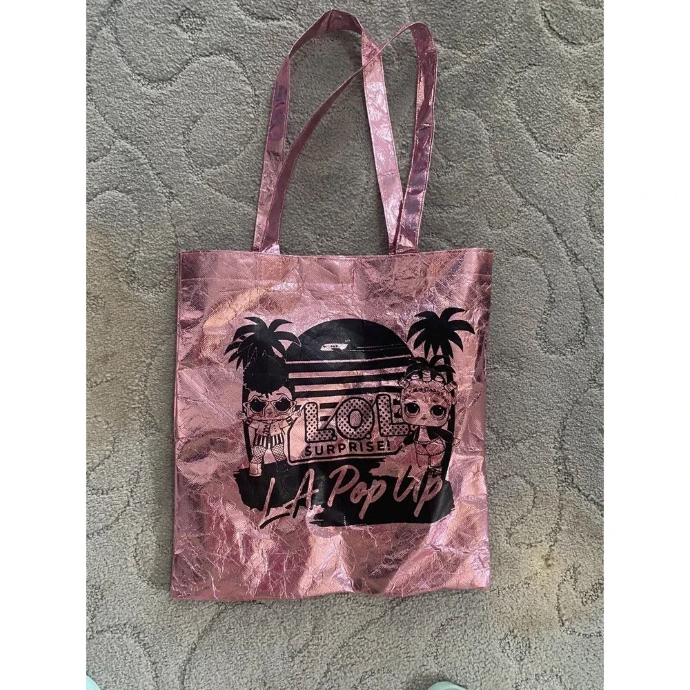 LOL Surprise Dolls Beach Bag, Shopping Tote, Reuseable Bag 13.5” x 14.5”
